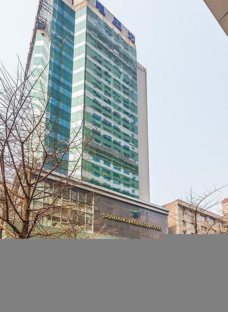 Dalian San Jiang Business Hotel Екстер'єр фото